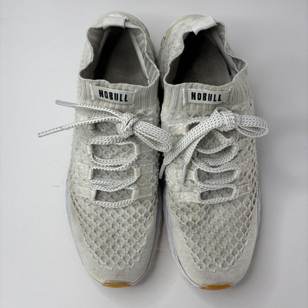 NOBULL Allday Knit White Solid Athletic Shoe Men Size 8.5 Women’s Size 10 - Picture 7 of 11